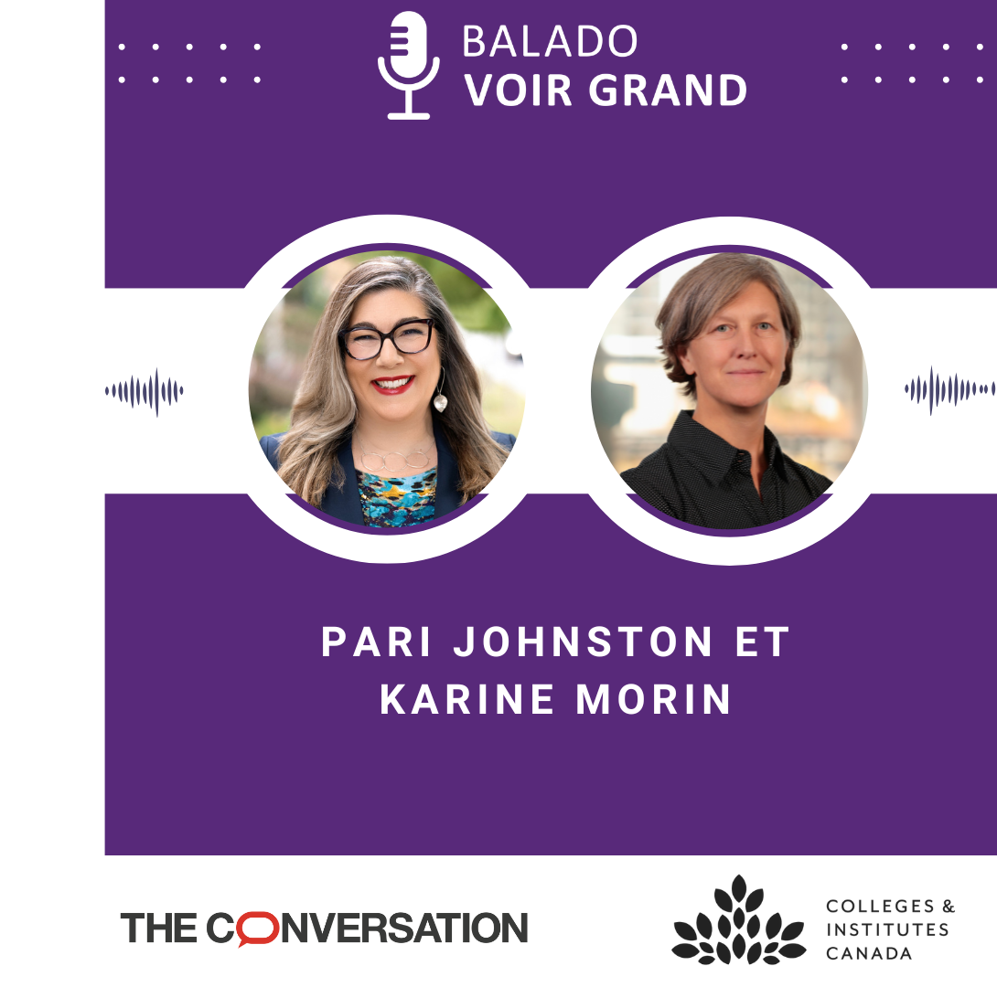 Photo de Pari Johnston et Karine Morin